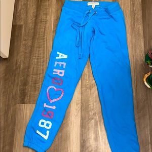 Aeropostale blue sweatpants